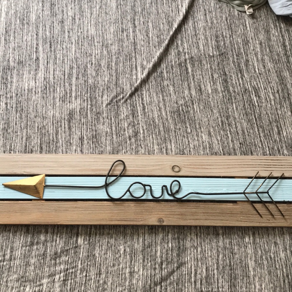 “Love” wall decor